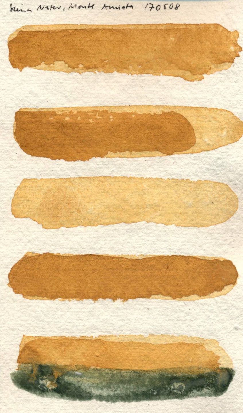 Kremer akvarel - přírodní Sienna, Monte Amiata (plast, 3 x 1,8 x 1 cm)